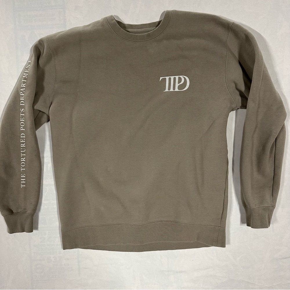 Taylor Swift Tortured Poets Department Crewneck unisex Large